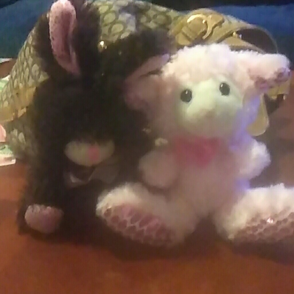 Two easter plushes